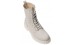 Sante off white δερμάτινο μποτάκι με κορδόνια και χρυσά διακοσμητικά 23-414 Γυναικεία Μποτάκια